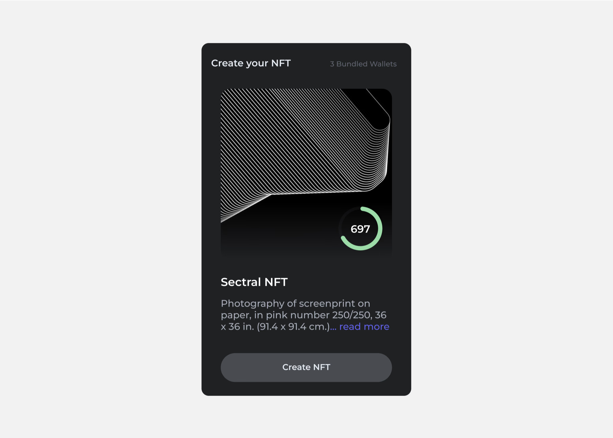 Spectral on-chain credit scoring interface, screen 4